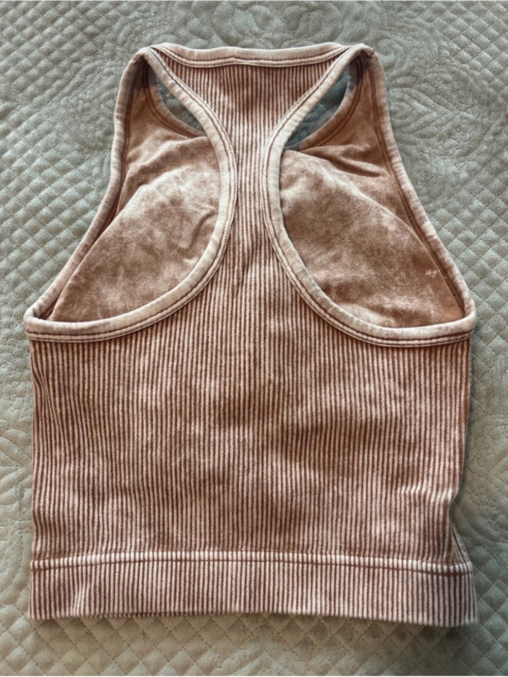 Zenana Outfitters Ribbed Scoop Neck Sweater - Blush Pink - Picture 2 of 3